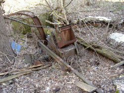 Rail from old railway.